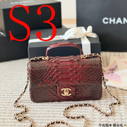 ACP26 Cowhide Leather Bag 20-12CM Bags with box