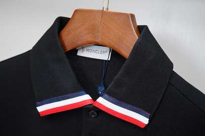 MOC039  New high-quality men's short sleeved polo shirt clothing