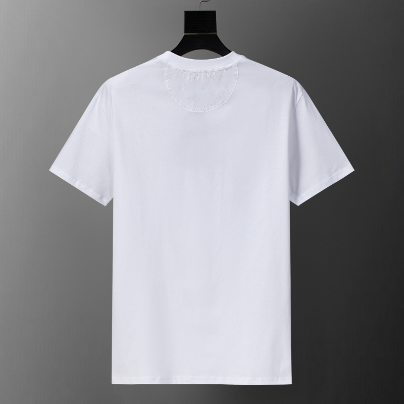 LVC122 New men's and women's summer pure cotton short sleeved top clothing
