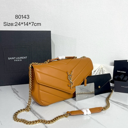 LYP43 Leather Bag 24-14-6CM Shoulder Bags