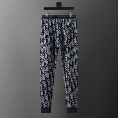 DIC132 New men's autumn and winter long sleeved suit top+pants clothing