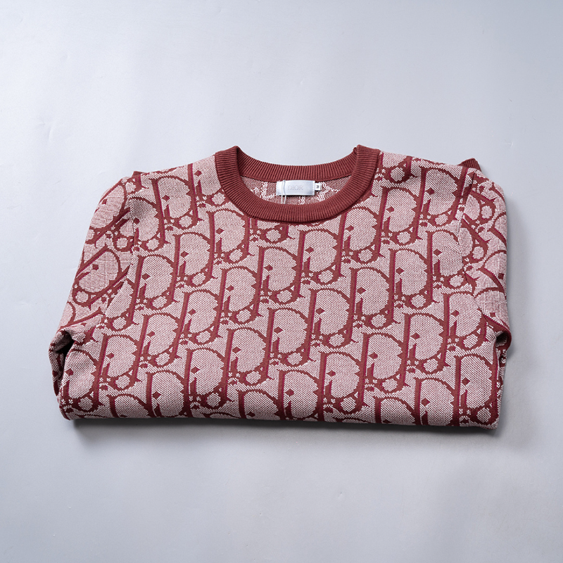 DIC201  New men's autumn and winter round neck sweater pullover sweater wool sweater clothing