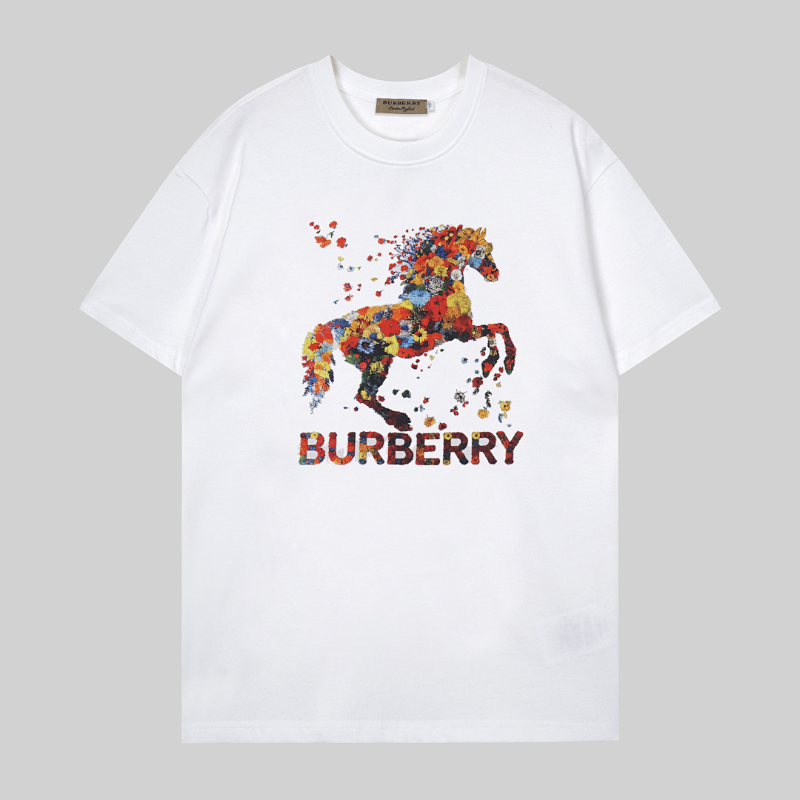 BUC036 New Year of the Horse Men's and Women's Summer Pure Cotton Top T-shirt Clothing