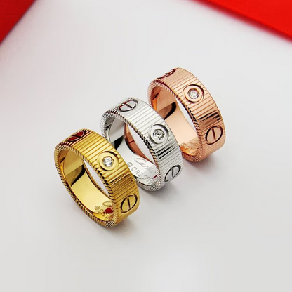 CAR61 carter new style LOVE ring for men and women with logo  high quality
