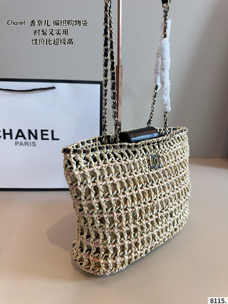 MCHP2   Women's casual and fashionable 28 * 12 * 20cm woven shoulder bag