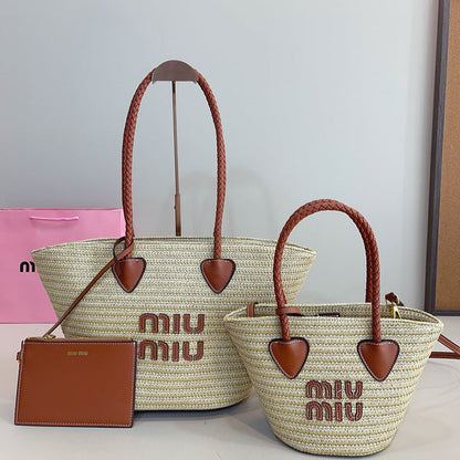 MMIB1  Leather Bag 24*14*27cm/ 15*12*18cm  Handbag
