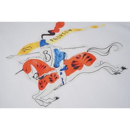 BUC037 New Year of the Horse Men's and Women's Summer Pure Cotton Top T-shirt Clothing