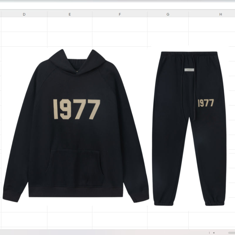 ESC18  New Men's and Women's Autumn/Winter Set Hoodie+Sports Pants Clothes