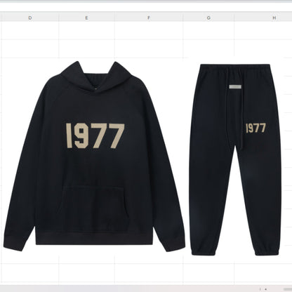 ESC18  New Men's and Women's Autumn/Winter Set Hoodie+Sports Pants Clothes