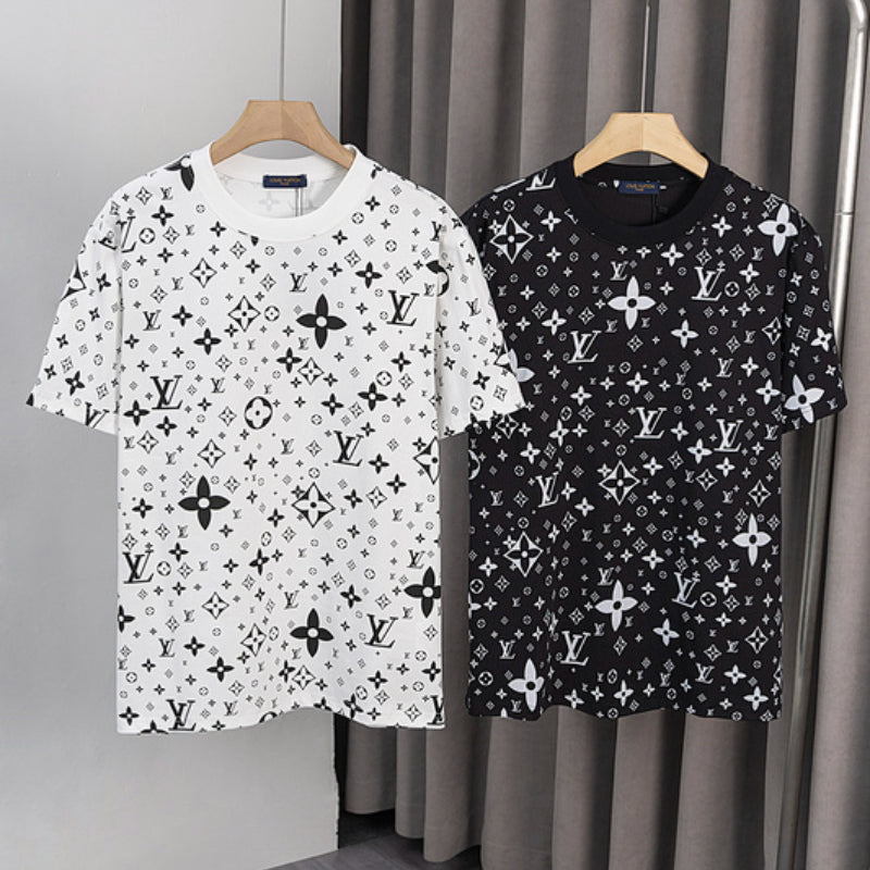 LVC009   Men's and women's summer short-sleeved T-shirt clothes