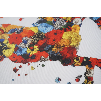 BUC036 New Year of the Horse Men's and Women's Summer Pure Cotton Top T-shirt Clothing