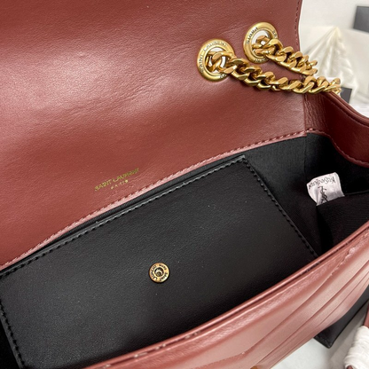 LYP43 Leather Bag 24-14-6CM Shoulder Bags