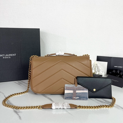 LYP43 Leather Bag 24-14-6CM Shoulder Bags