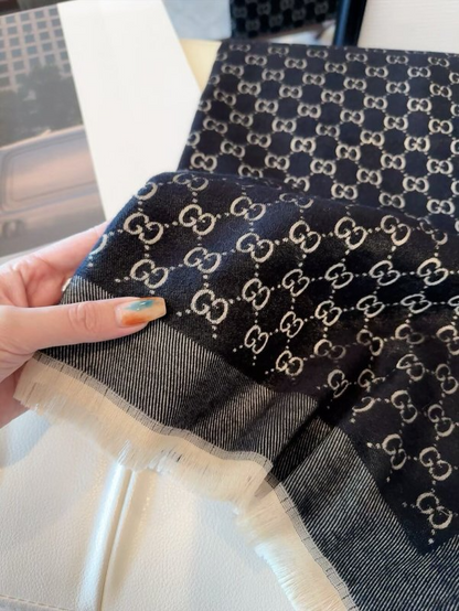 XGC15 Cashmere blend 65-195CM Silk Scarf