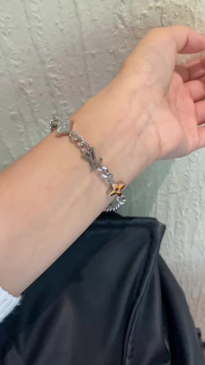 L214  Men's and women's universal titanium steel bracelet jewelry