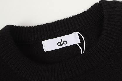 ALOC1 New autumn and winter men's and women's trendy brand new sweater jacquard letter clothing