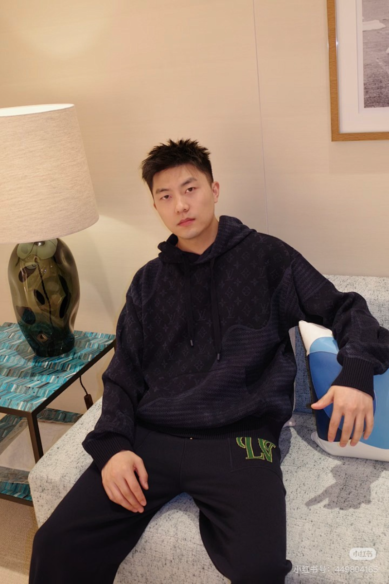 110354  New men's and women's jacquard holiday patchwork hooded jacket clothes