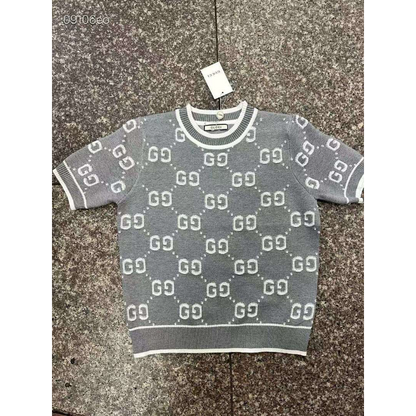 GUC14 New women's summer T-shirt knitted ice silk fabric clothes