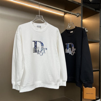 DIC133  New men's and women's round neck long sleeved sweatshirt casual clothes