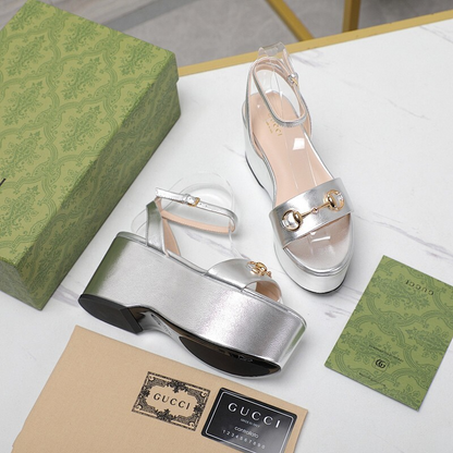 JHGS20 Slipper 8CM Heel Size 35-42 Leather Shoes with box