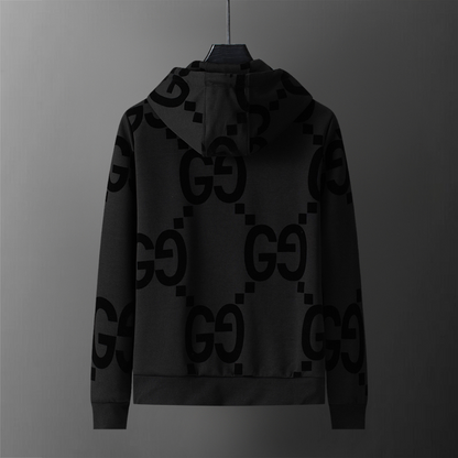GUC200 New men's autumn and winter long sleeved suit top+pants clothing