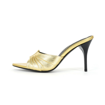 OYS10 Classic 6.5CM 9CM High heels 35-43 for women Leather shoes Box