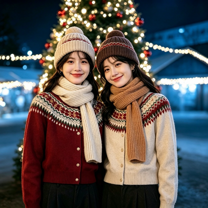 LFC30  New women's autumn and winter short sweater ，Christmas sweater ，top woolen sweater clothing