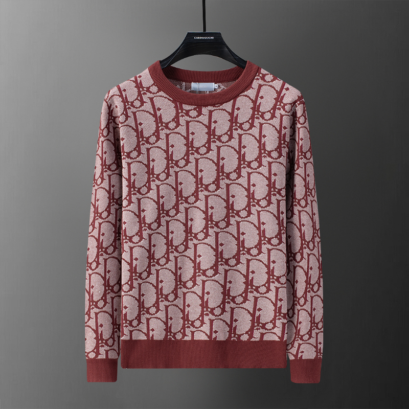 DIC201  New men's autumn and winter round neck sweater pullover sweater wool sweater clothing