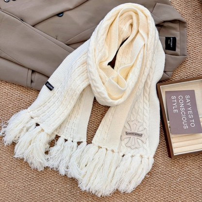 XKC1 Cashmere blend Wool Scarf