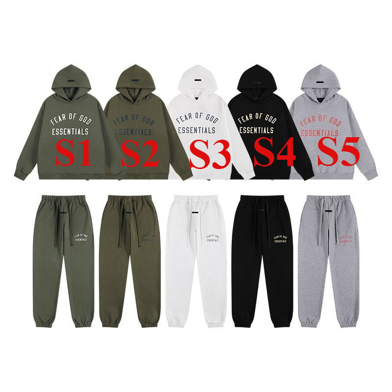 ESC12 New Kapok Flower Set Hoodie+Sports Pants clothes