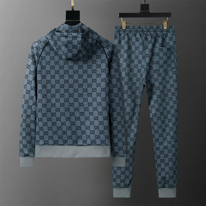 GUC202 New men's autumn and winter long sleeved suit top+pants clothing