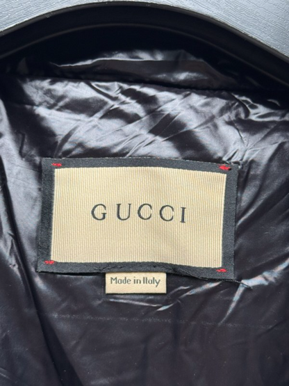 109830  New striped glossy down jacket Top quliaty 1:1 clothing