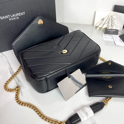 LYP43 Leather Bag 24-14-6CM Shoulder Bags