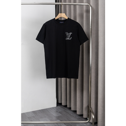 LVC49 New men's and women's summer pure cotton top T-shirt clothing