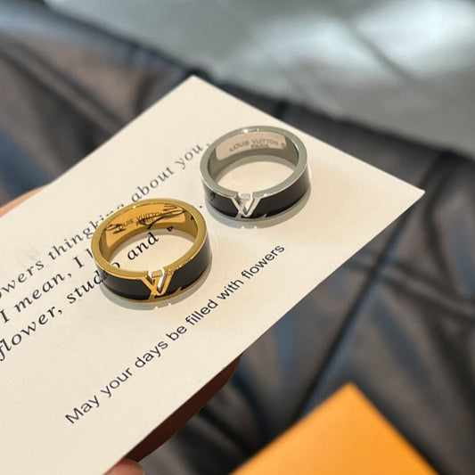 J155  New Fashionable Titanium Steel Ring Jewelry