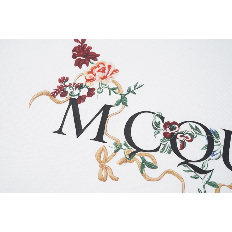 MQC7 New men's and women's summer pure cotton top T-shirt clothing