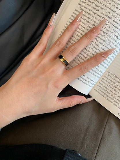 J155  New Fashionable Titanium Steel Ring Jewelry