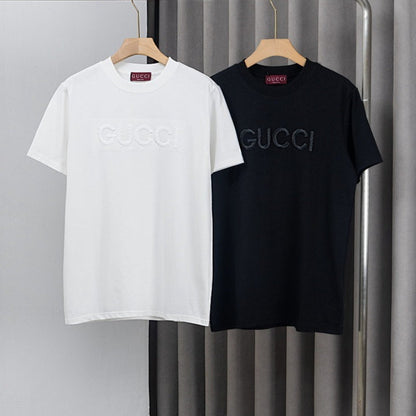 GUC20 New men's and women's summer pure cotton top T-shirt clothing