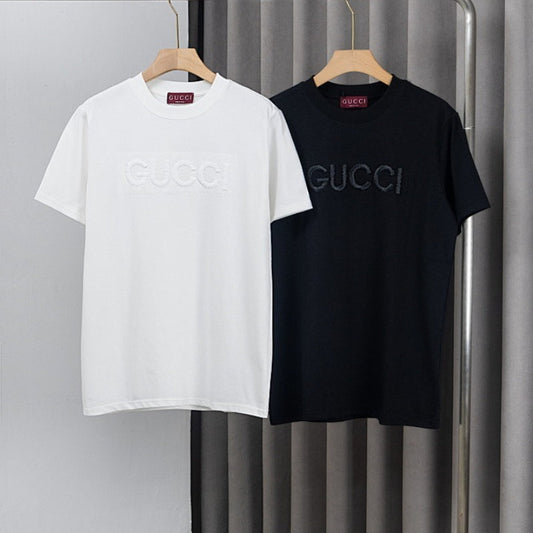 GUC20 New men's and women's summer pure cotton top T-shirt clothing