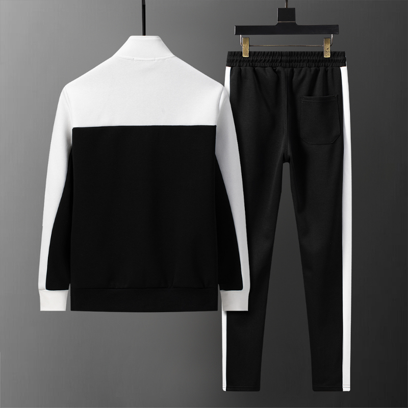 GUC400  New men's autumn and winter long sleeved suit top+pants clothing