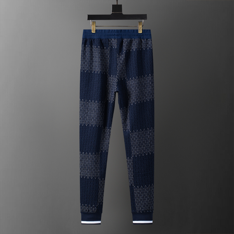 LVC301 New men's autumn and winter long sleeved suit top+pants clothing