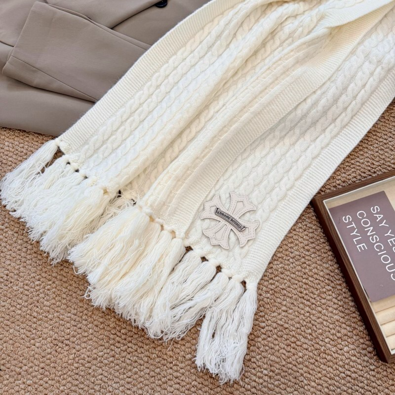 XKC1 Cashmere blend Wool Scarf