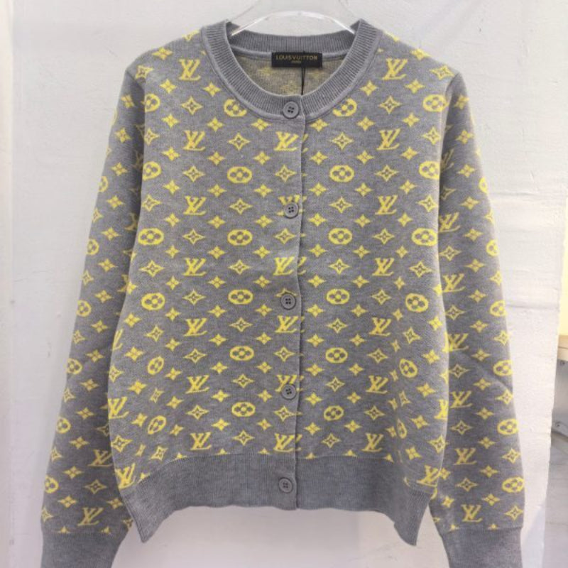 LVC034  New high-quality women's autumn and winter wool sweater cardigan clothing