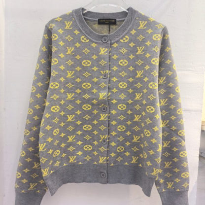LVC034  New high-quality women's autumn and winter wool sweater cardigan clothing