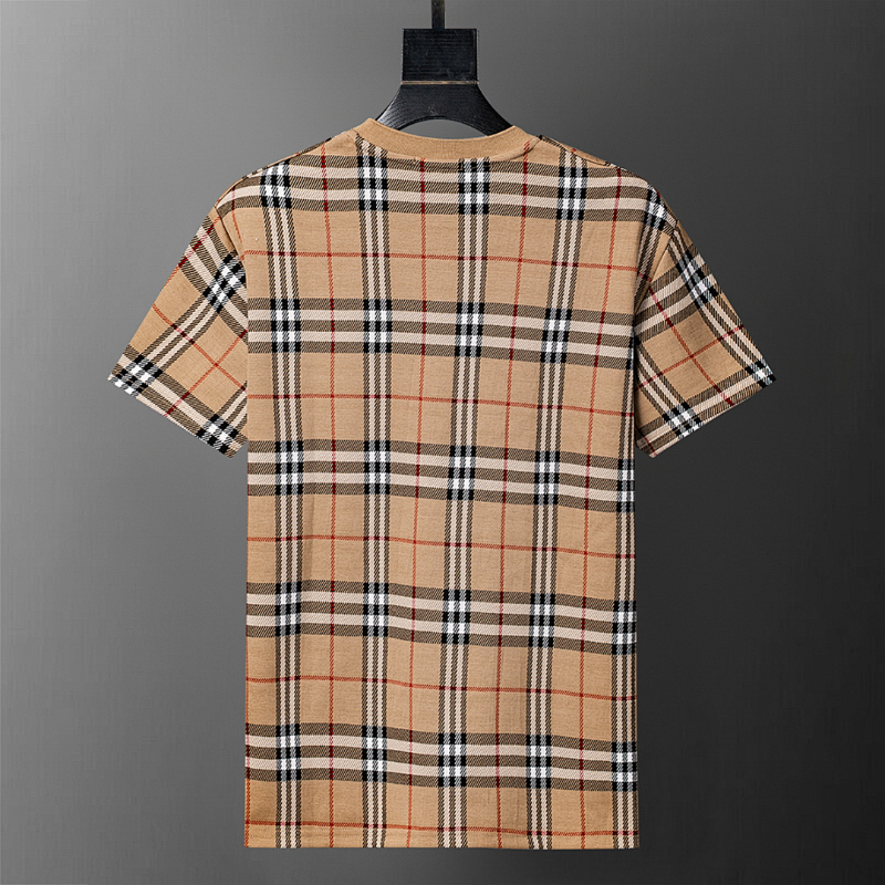 BUC034  New men's summer short sleeved cotton T-shirt clothing