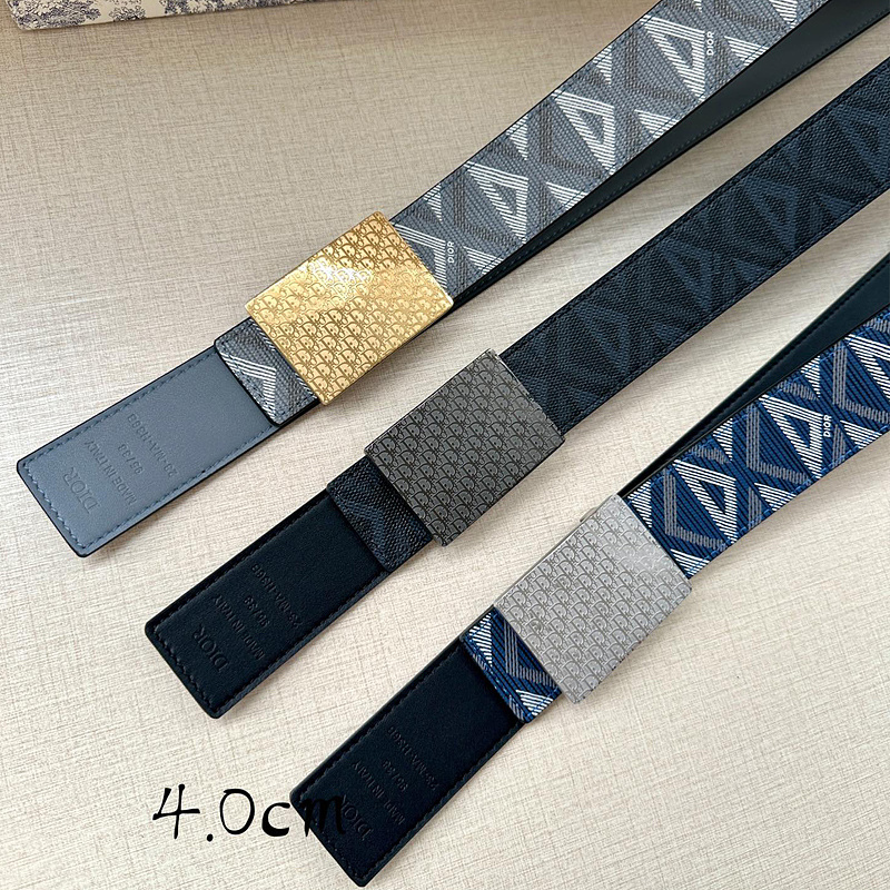 DBL4 Real leather 4.0CM 95-125CM Belt with all packing