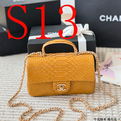 ACP26 Cowhide Leather Bag 20-12CM Bags with box