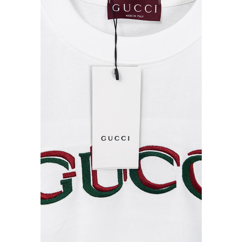 GUC19 New men's and women's summer pure cotton top T-shirt clothing