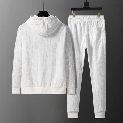 DIC131 New men's autumn and winter long sleeved suit top+pants clothing