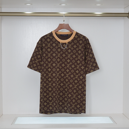 LVC052  New men's and women's summer pure cotton top T-shirt loose top  clothing